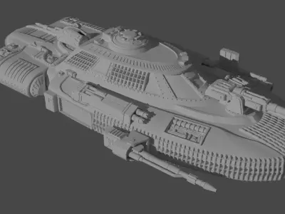 Star Wars Heavy Rebel Combat Landspeeder Battlefront 2004 3D print model