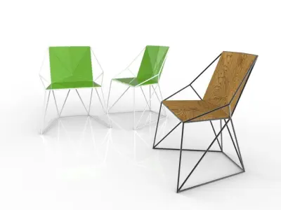 Chair Geometric 2 3D model