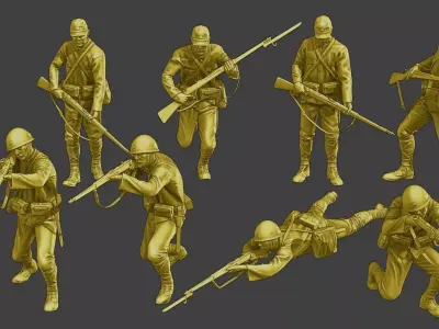 Japanese soldiers ww2 J2 Pack2