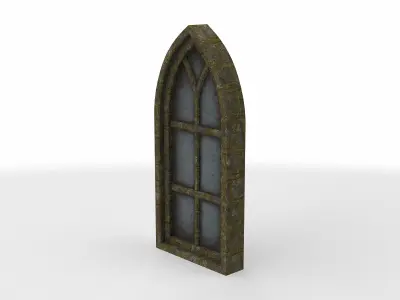 medieval window ogive  3D model