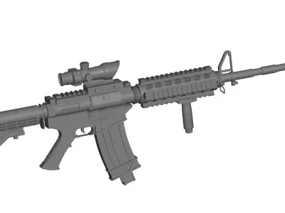 M4 carbine 3D model