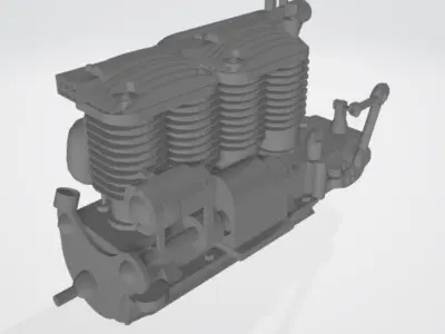 Indian 4 Motorcycle 3D print model