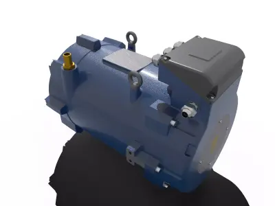 33kW Eletric Motor Free 3D model