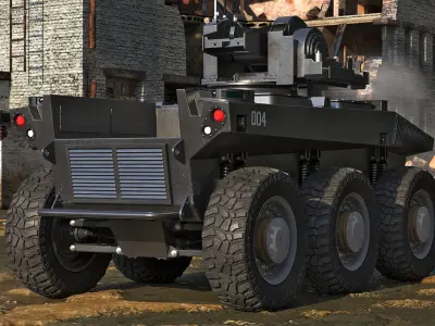 Armed Scout Robot 3D model