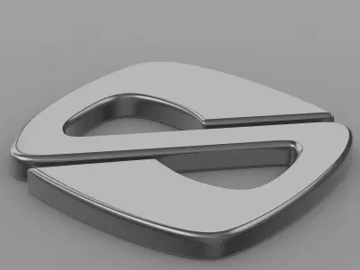 golaz logo 3D model