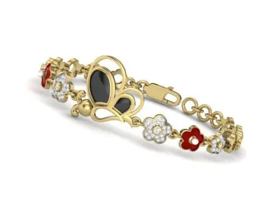 Stylish antique bracelet  3D print model buy