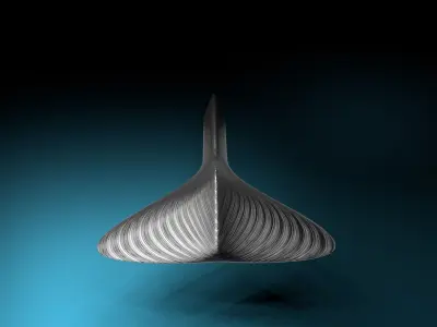 Alien ship 3D model