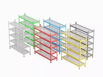 Iron Shelf Set 3D model