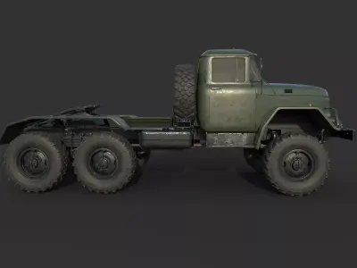 Zil 131 Truck Tractor 3D model