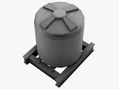 water tank 3D model by weeray