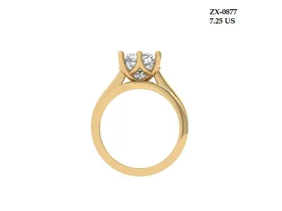 Cushion Ring Bridal Set  3D print model purchase
