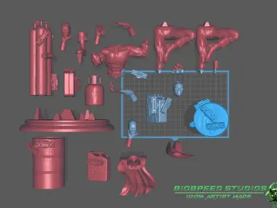 Marvel Comics Madcap 3D print model
