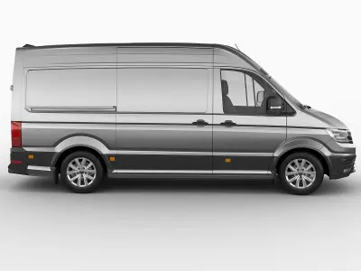 VW Crafter II 2017 L1H2 panel van 3D model