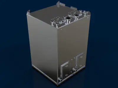Chemical tanks module-a Free 3D model