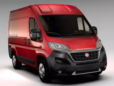 Fiat Ducato Van L1H2 2017 3D model