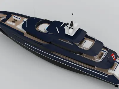 Mindelo Yacht 3D model