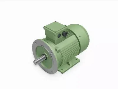160M B35 Top IEC electric motor - 3D CAD model 3D model