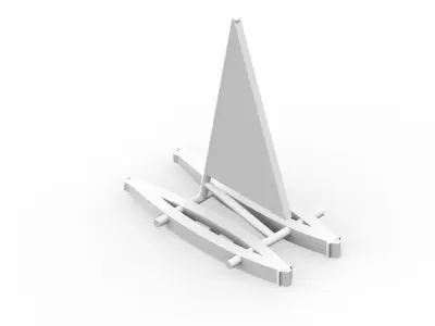 Boats set 3D print model