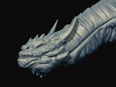 Dragon Bust 3D model purchase