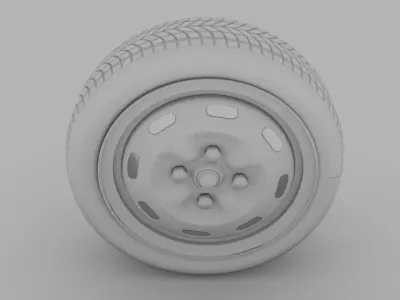 Lada Wheel 3D model