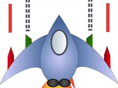 Space Ship Free low-poly 3D model buy