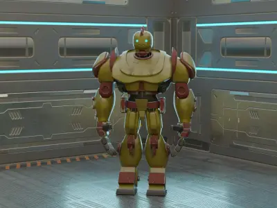 robot 3D model 71