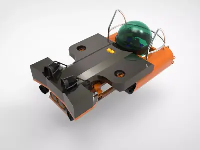 Research submersible 3D model