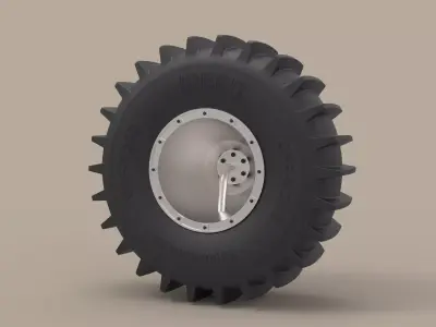 Wheel of SHERP 3D model