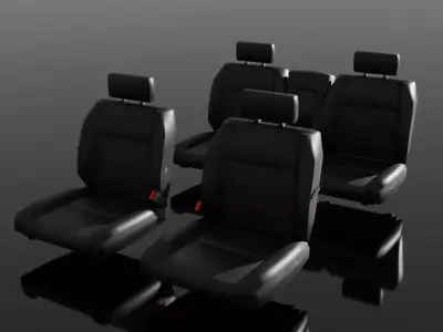 KKAZL Seats 3D model