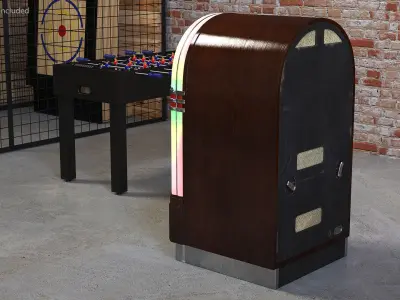 American Vintage Jukebox Wurlitzer 3D model