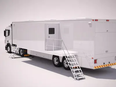 Generic Mobile Office Truck 3D model