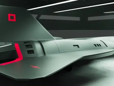 Lockheed SR-71 BlackBird 3D model buy