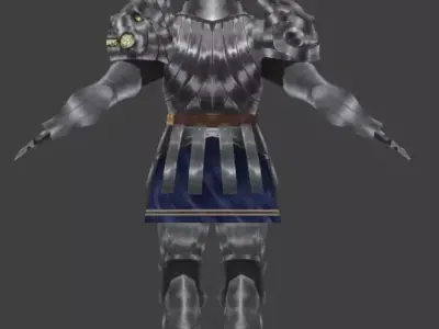  knight Low-poly 3D model