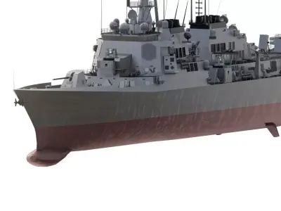US NAVY DESTROYER 3D model