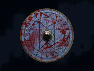 Viking Shield 6 - New and bloody 3D Model Pack