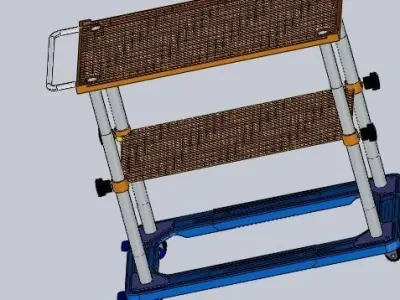 goods shelf 3D model