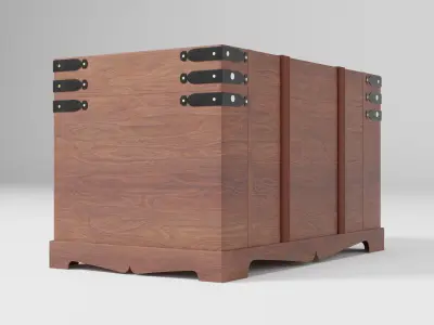 Antique Trunk  3D model