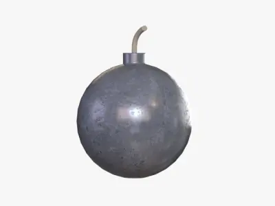 Cartoon Bomb Free 3D model