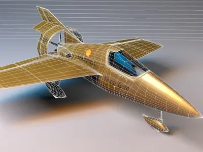 Miller JM-2 Formula 1 Racer Rigged Low-poly 3D model