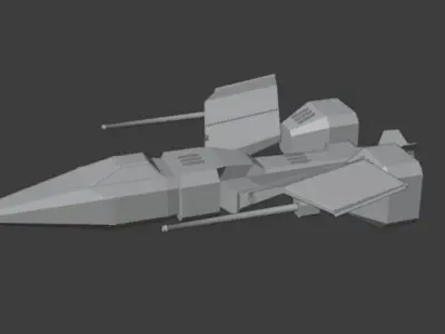 Space Fighter Jet  Free 3D model