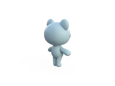 Little animal cute - Koala cute - Character007 Low-poly 3D model
