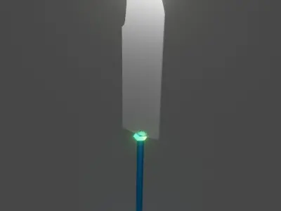 Glaive Weapon Low-poly 3D model