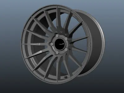 Enkei RS05RR automotive -RIM ONLY- 3D model  - WebGl Ready - 3D model