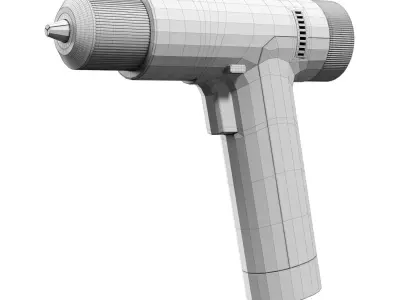  Xiaomi Cordless Drill Low-poly 3D model