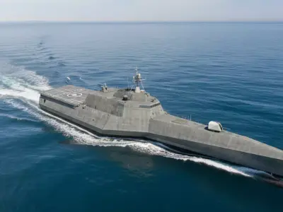 USS Independence LCS Trimaran Warship 3D Model 3D model