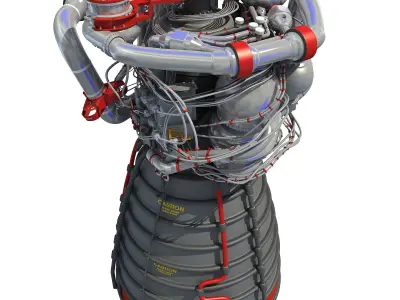 Aircraft Jet Engines 3D Model Pack