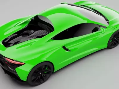 Mclaren Artura HQ Interior Exterior 3D model