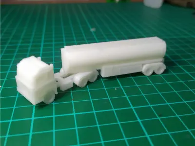 3d Printed Tanker Truck 3D print model