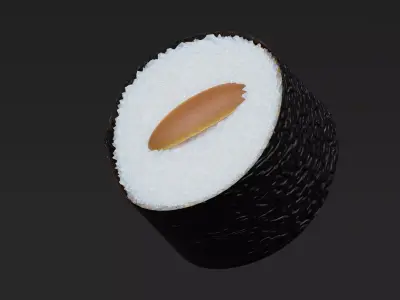 Sushi roll 3D model purchase