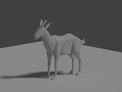 Lowpoly Animals and Dinosaurs Free low-poly 3D model